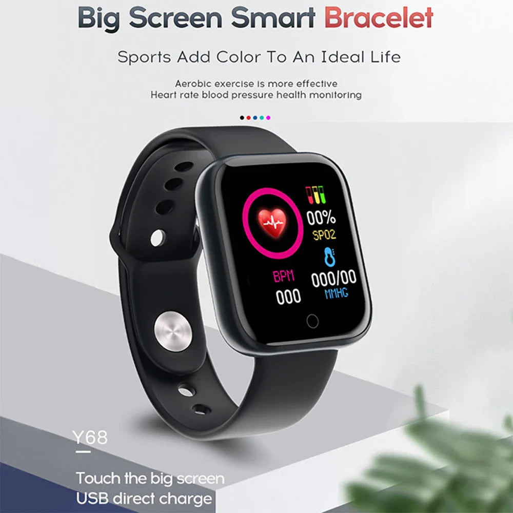 Smart Watch Bluetooth Fitness Tracker Sleep Health Monitor
