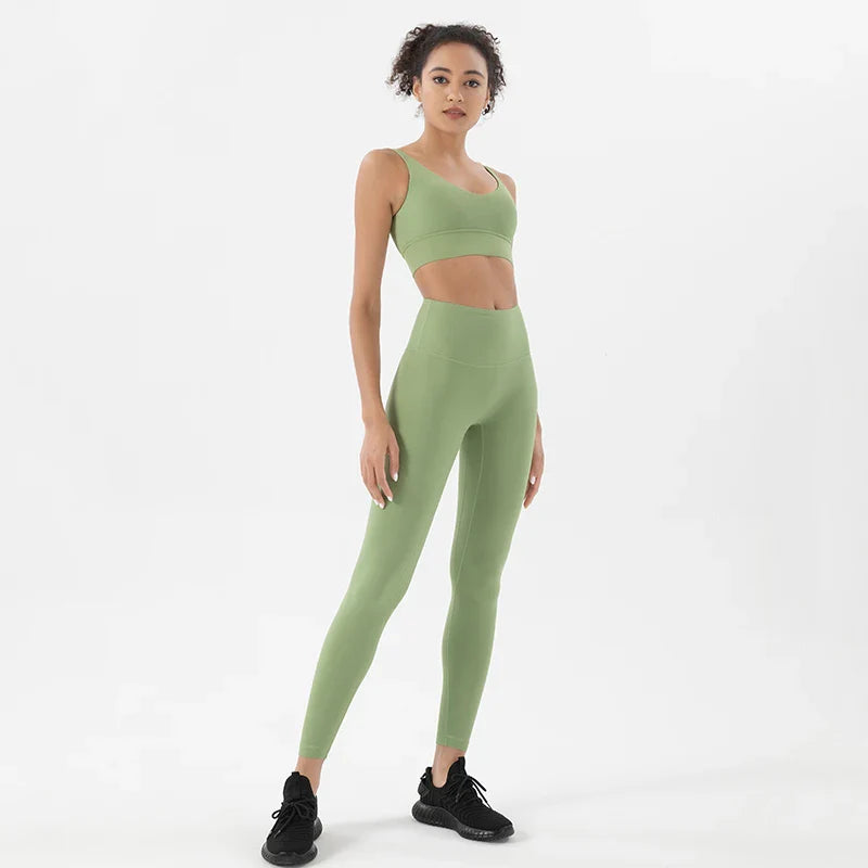 Women’s Activewear Set Comfortable Workout Yoga Gym Fitness Outfit