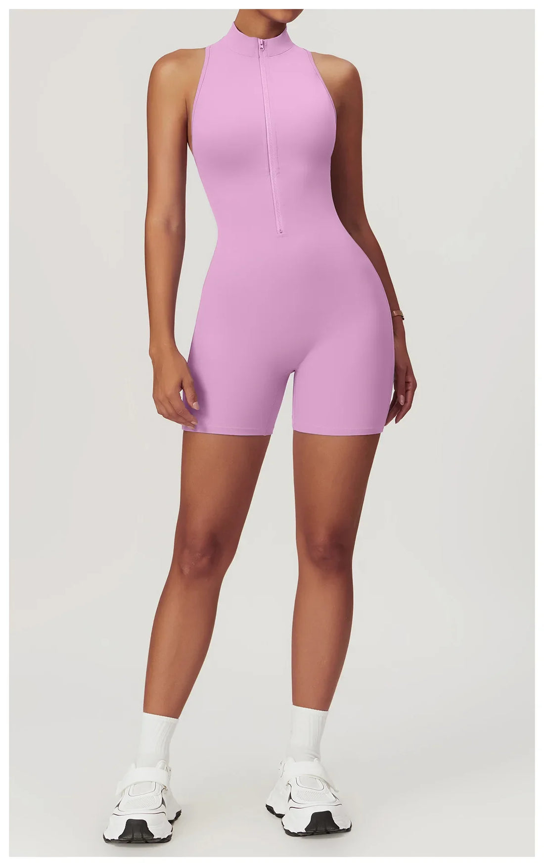 Women Sleeveless Jumpsuit Slim Fit Activewear Workout Yoga Outfit