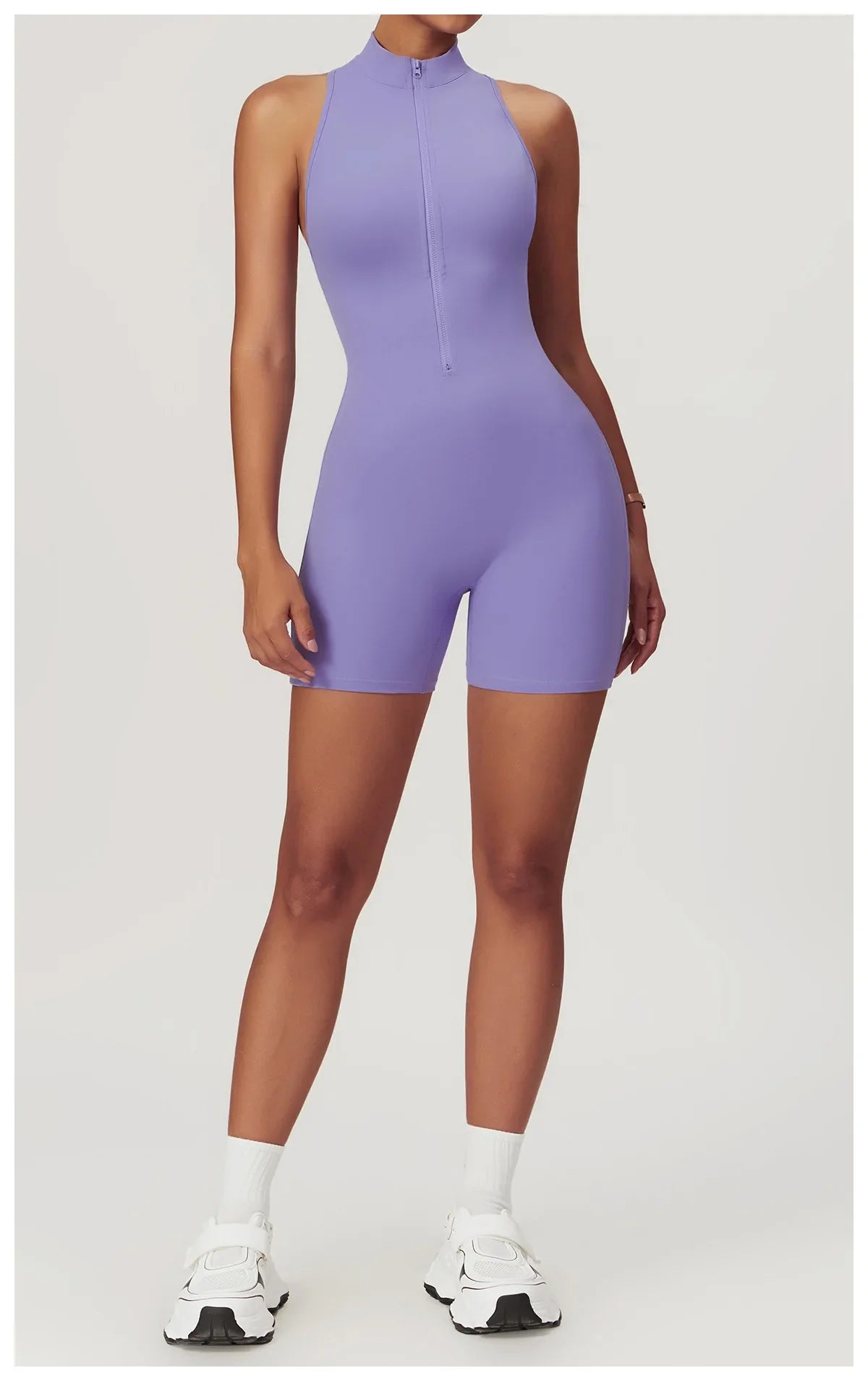 Women Sleeveless Jumpsuit Slim Fit Activewear Workout Yoga Outfit