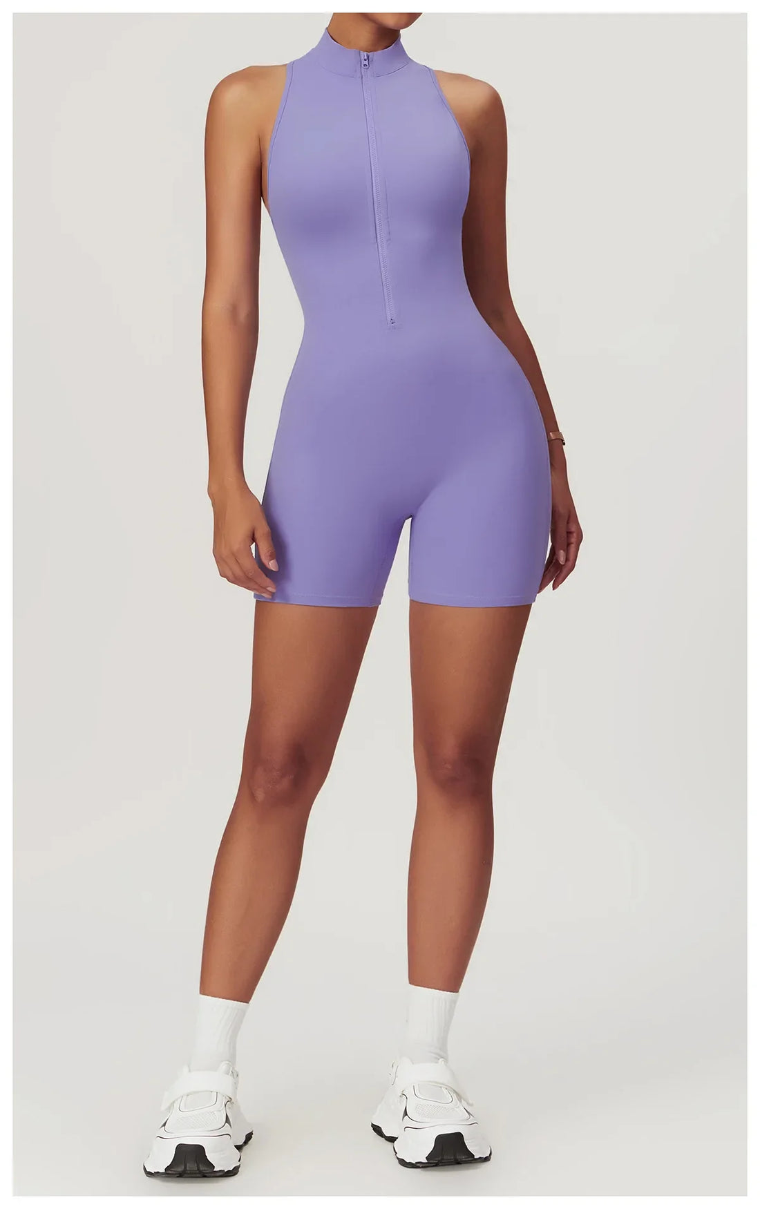 Women Sleeveless Jumpsuit Slim Fit Activewear Workout Yoga Outfit
