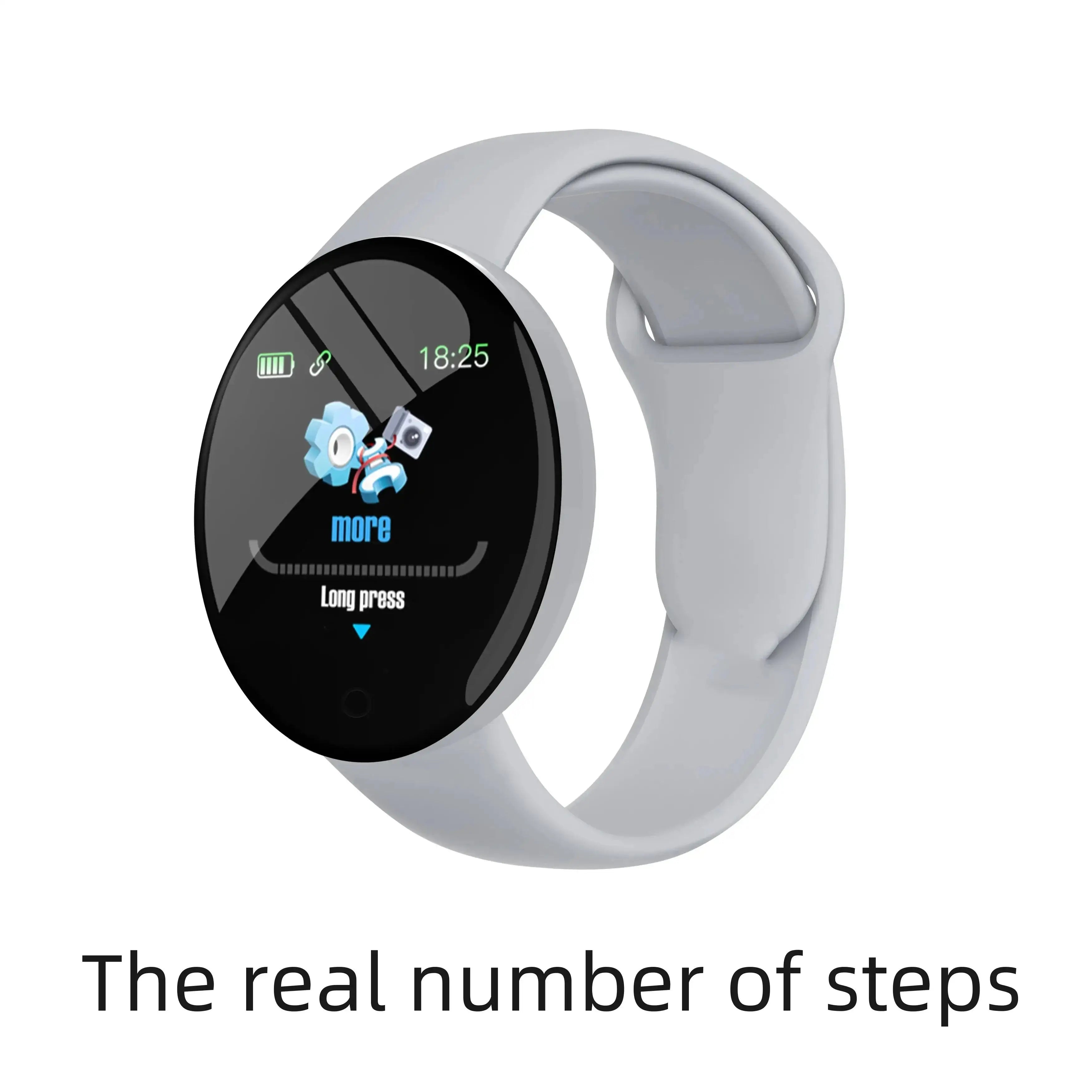 B41 Real Step Count Smart Watch Fitness Tracker Men Women
