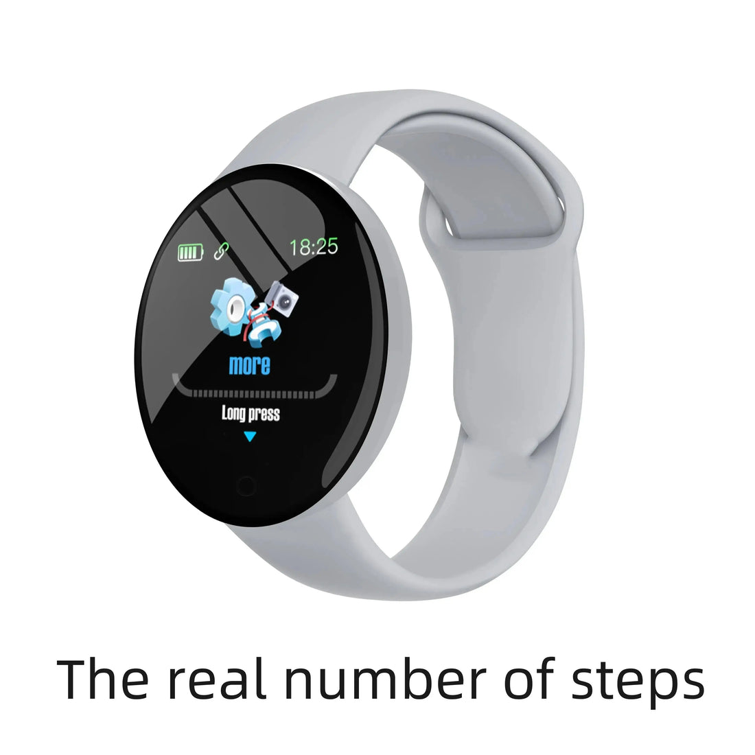 B41 Real Step Count Smart Watch Fitness Tracker Men Women