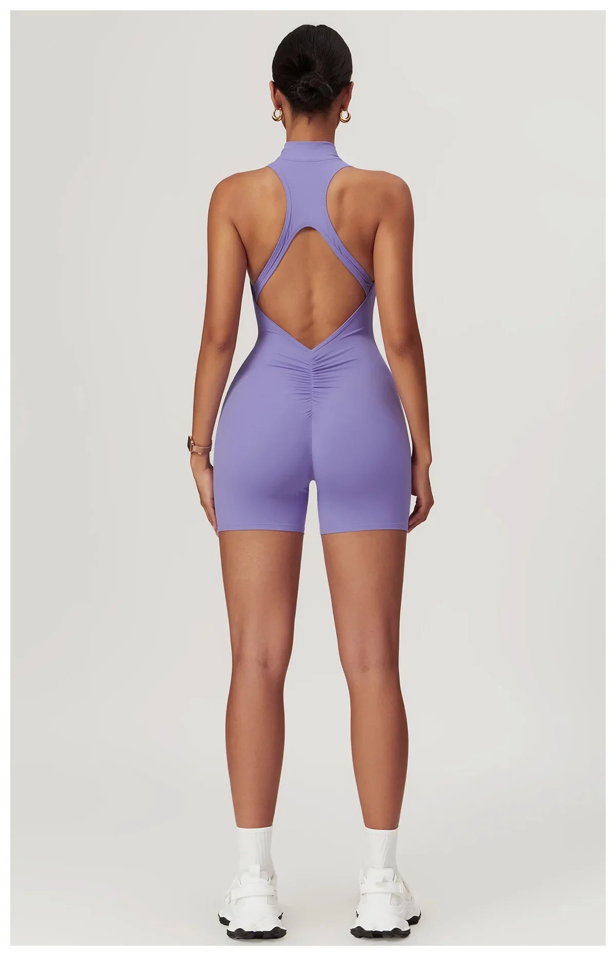 Women Sleeveless Jumpsuit Slim Fit Activewear Workout Yoga Outfit