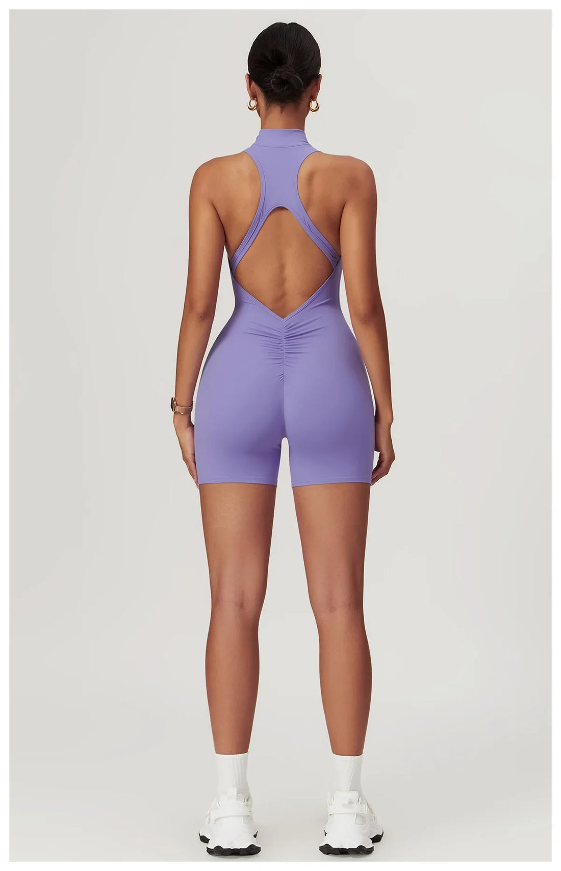 Women Sleeveless Jumpsuit Slim Fit Activewear Workout Yoga Outfit
