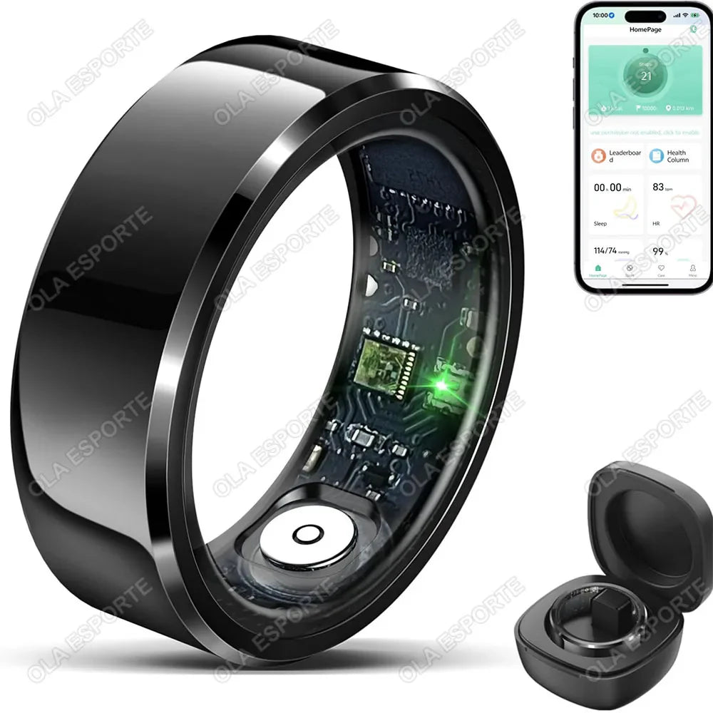 2026 Smart Ring Health Monitor Heart Rate Sleep Blood Pressure