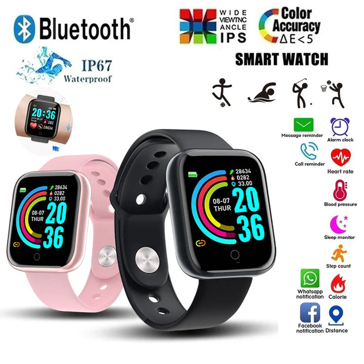 Smart Watch Bluetooth Fitness Tracker Sleep Health Monitor