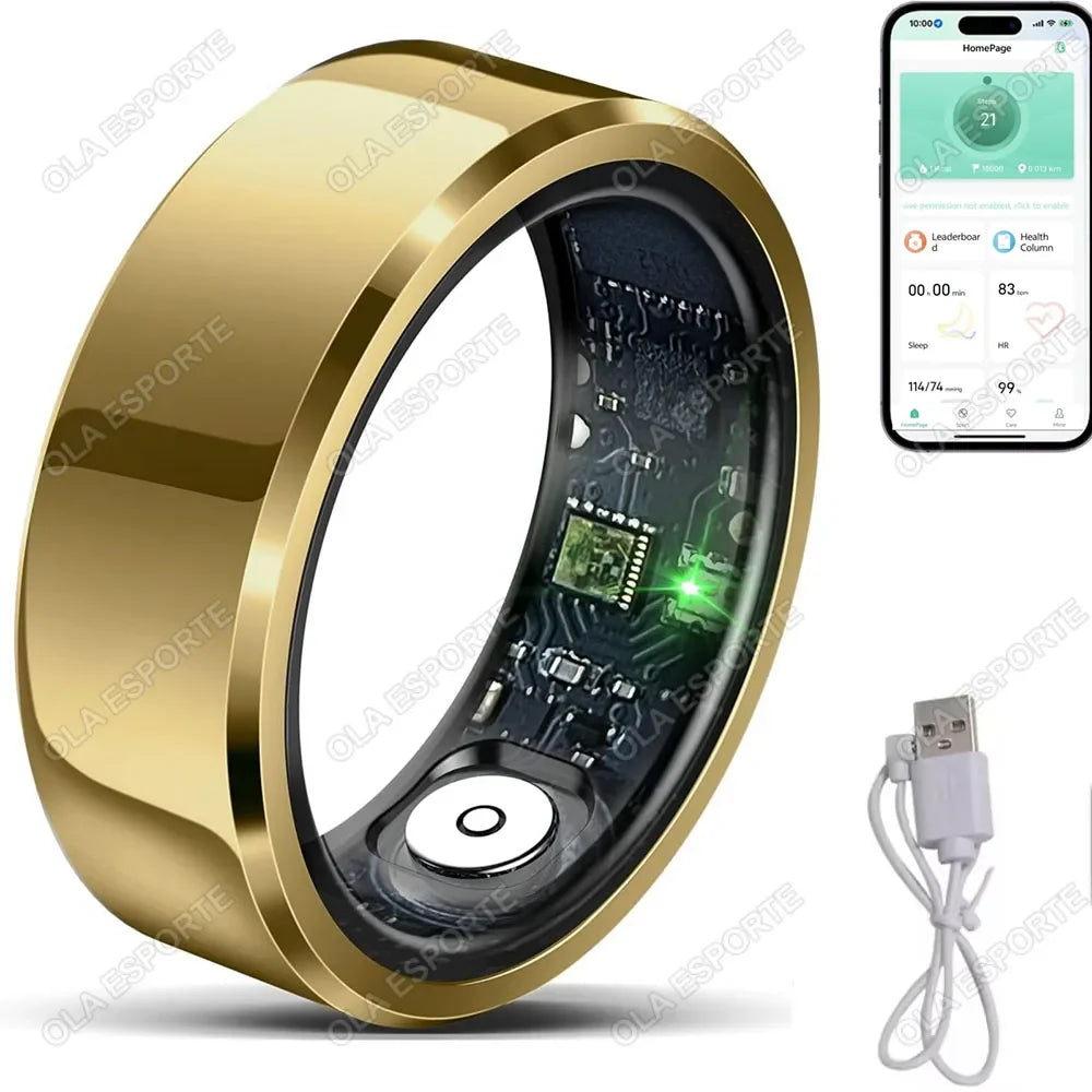 2026 Smart Ring Health Monitor Heart Rate Sleep Blood Pressure