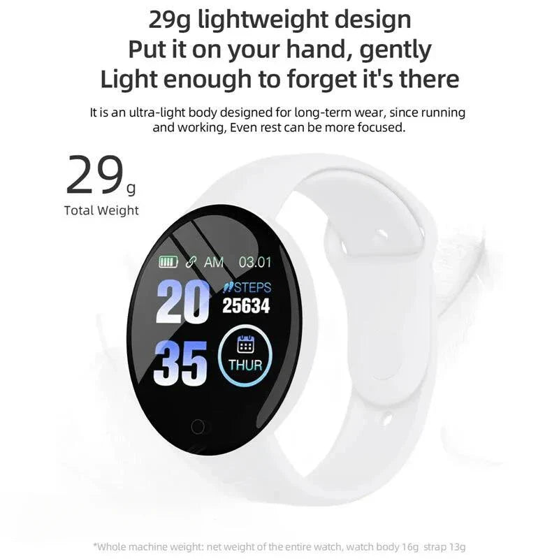 B41 Real Step Count Smart Watch Fitness Tracker Men Women