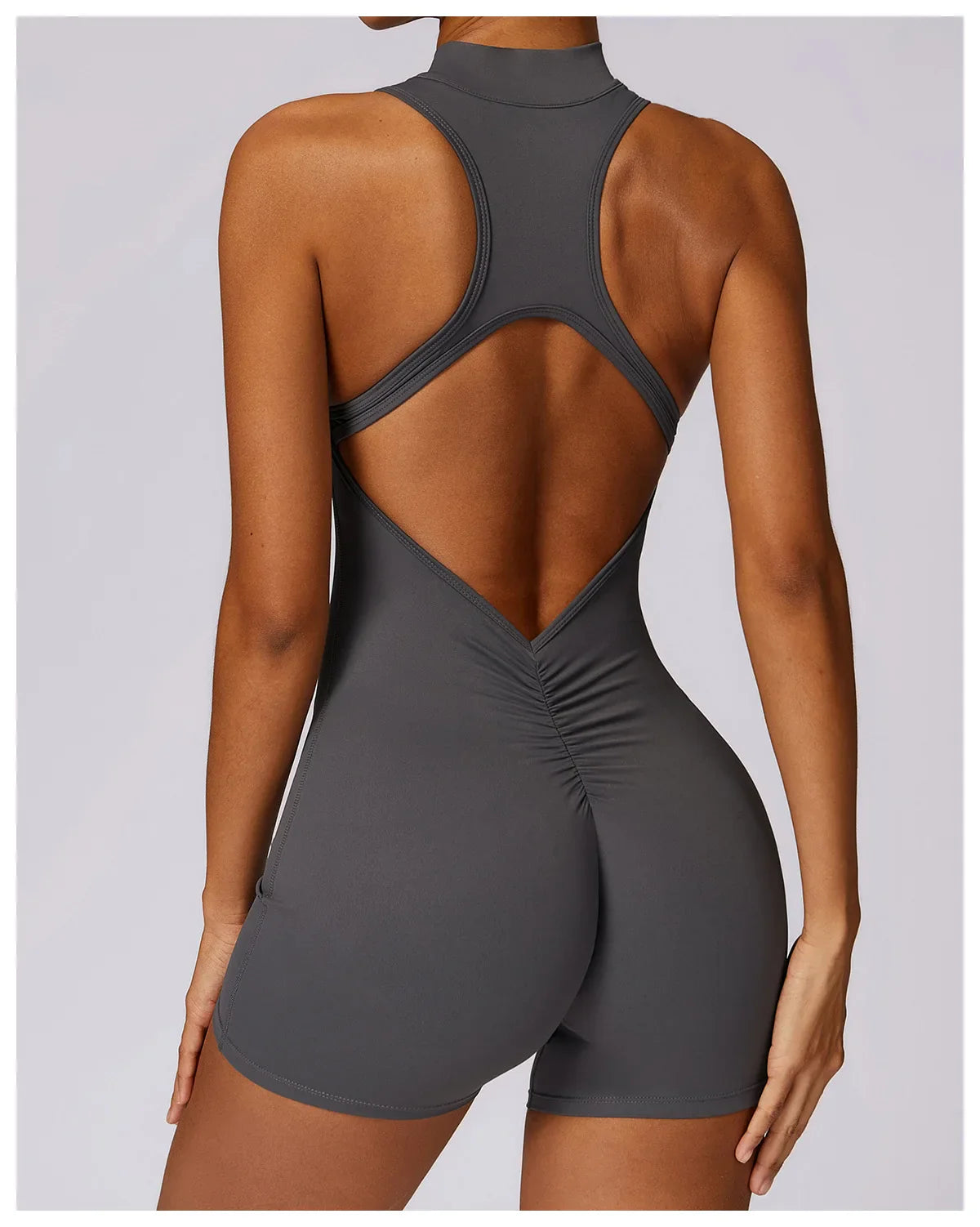 Women Sleeveless Jumpsuit Slim Fit Activewear Workout Yoga Outfit