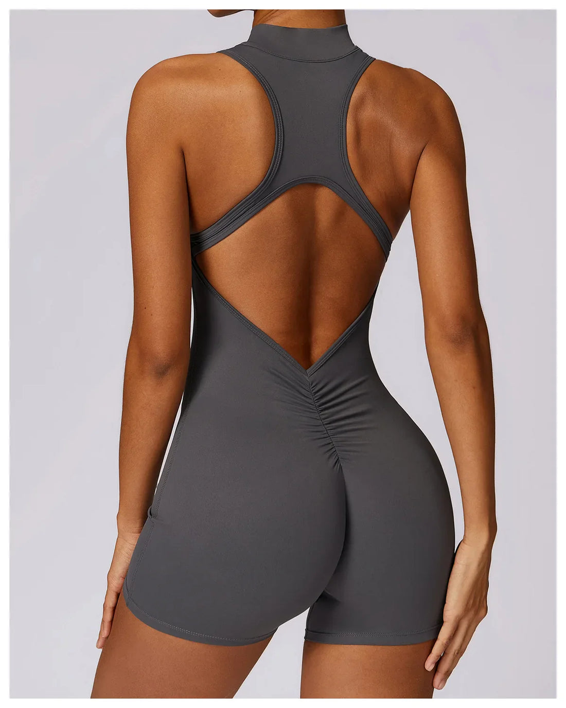 Women Sleeveless Jumpsuit Slim Fit Activewear Workout Yoga Outfit