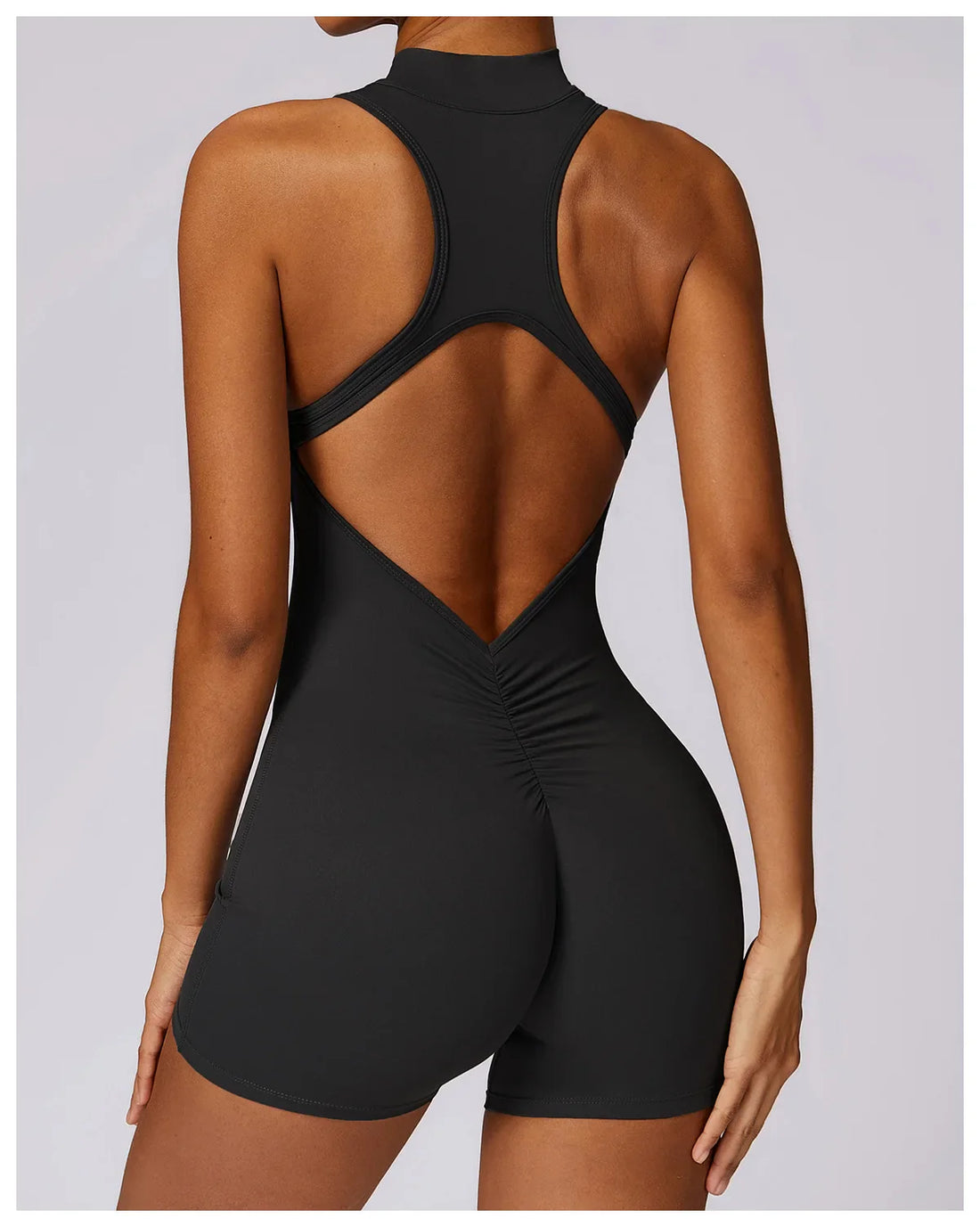 Women Sleeveless Jumpsuit Slim Fit Activewear Workout Yoga Outfit