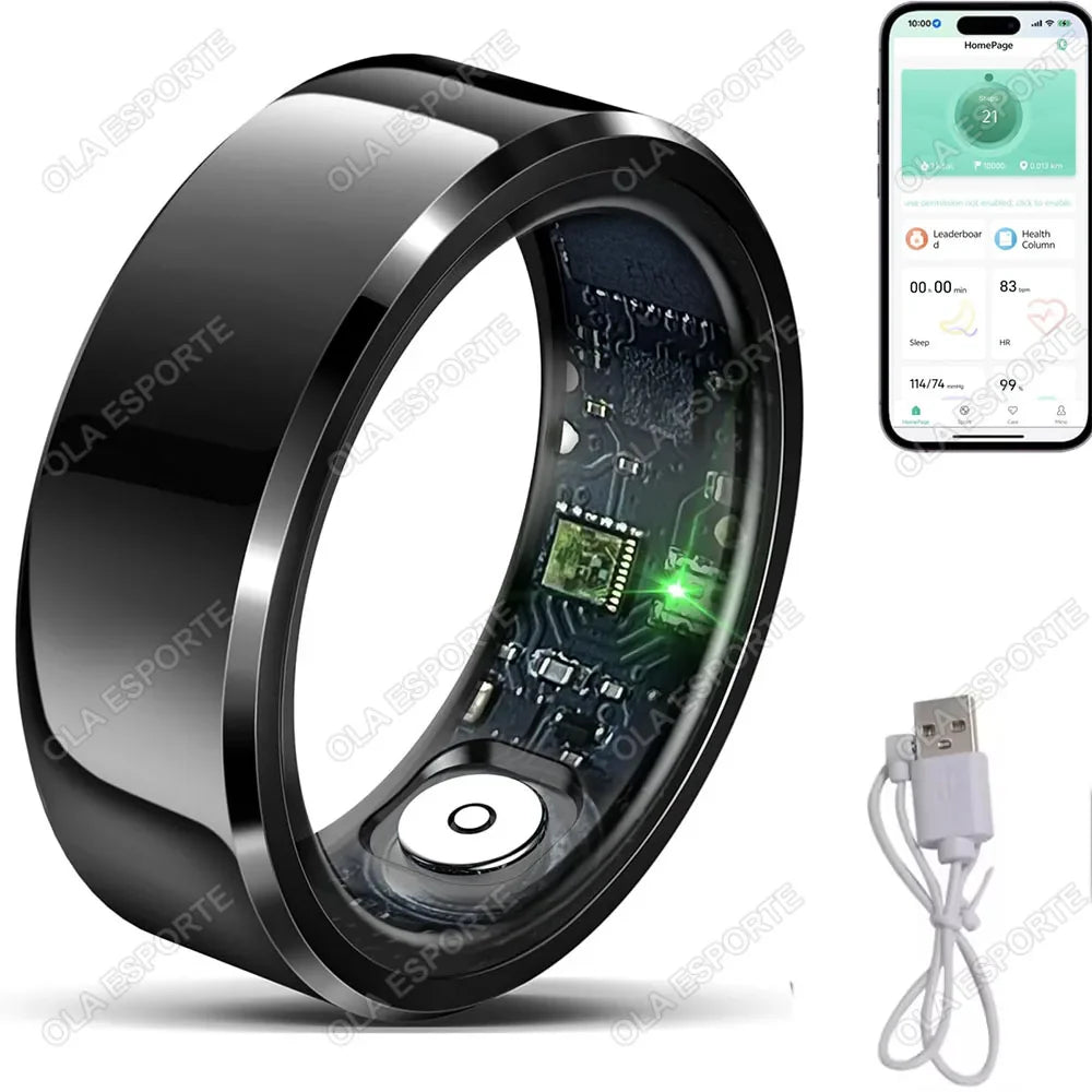 2026 Smart Ring Health Monitor Heart Rate Sleep Blood Pressure
