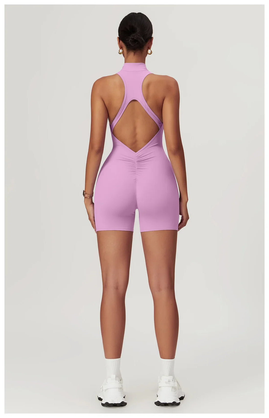 Women Sleeveless Jumpsuit Slim Fit Activewear Workout Yoga Outfit