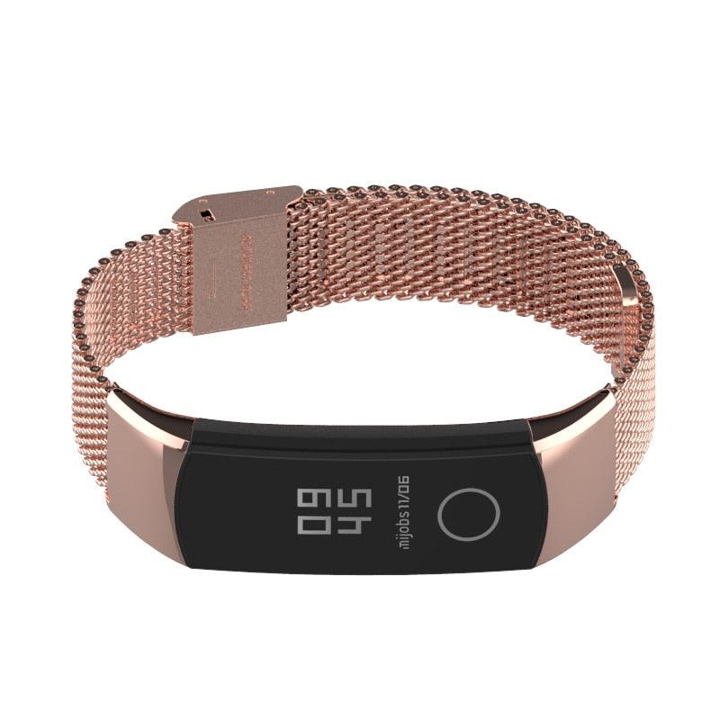Metal Magnetic Smart Watch Wristband Stainless Steel Adjustable Loop Strap