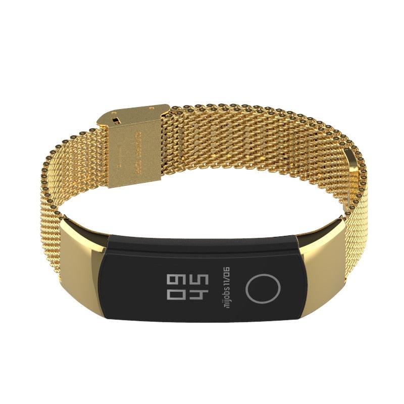 Metal Magnetic Smart Watch Wristband Stainless Steel Adjustable Loop Strap
