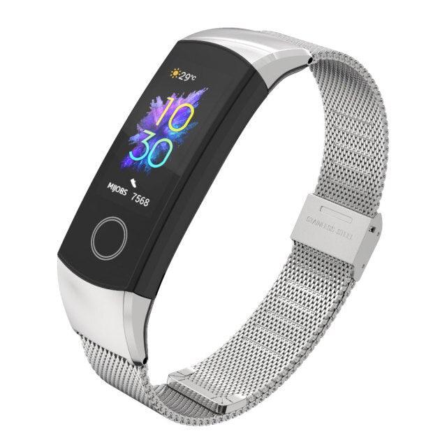 Metal Magnetic Smart Watch Wristband Stainless Steel Adjustable Loop Strap