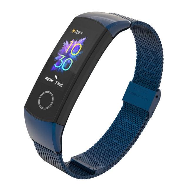 Metal Magnetic Smart Watch Wristband Stainless Steel Adjustable Loop Strap