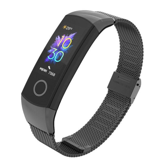 Metal Magnetic Smart Watch Wristband Stainless Steel Adjustable Loop Strap