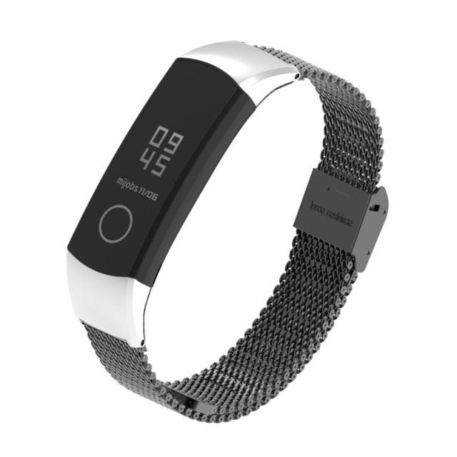 Metal Magnetic Smart Watch Wristband Stainless Steel Adjustable Loop Strap